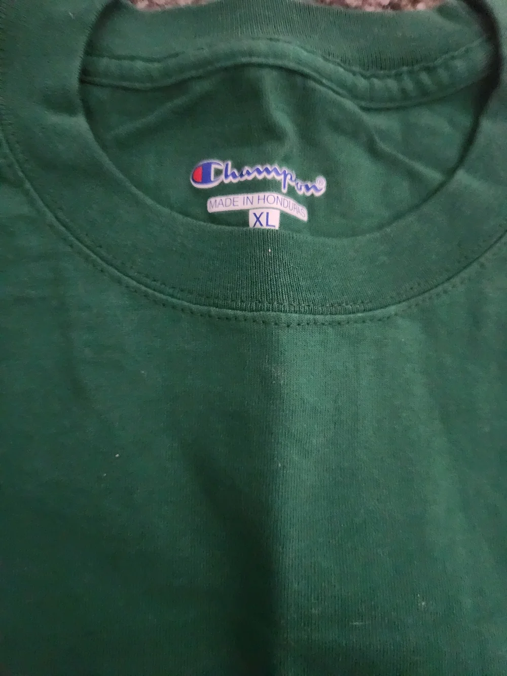 Champion Green Short Sleeve Logo Tee - Picture 3 of 3